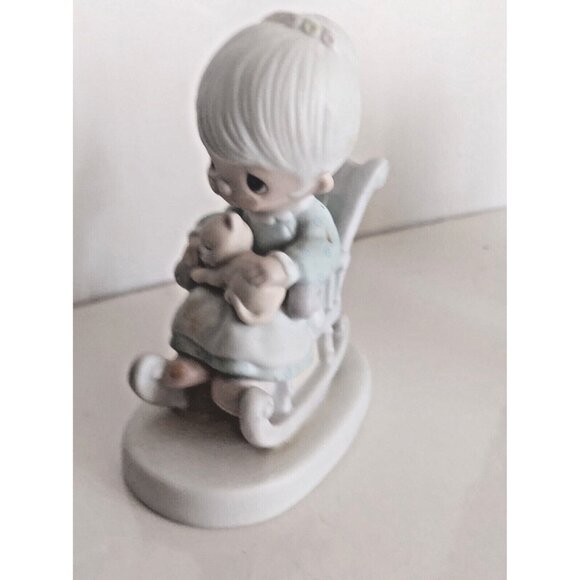 Jonathan & David Precious Moments Enesco 1979 Figurine "Purr-fect Grandma" - Picture 4 of 10